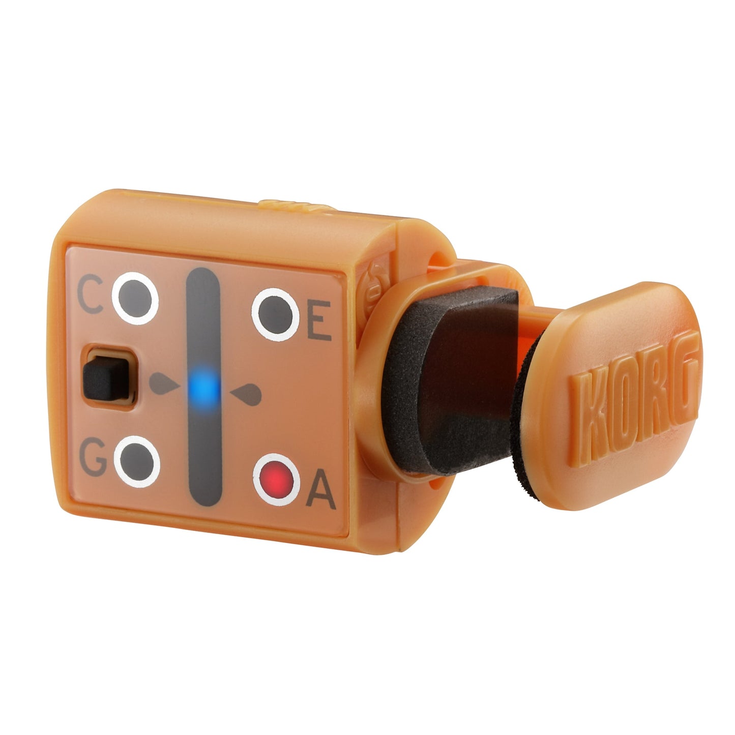 Korg MINIPITCH-OR Clip-On Ukulele Tuner | Sunset Orange