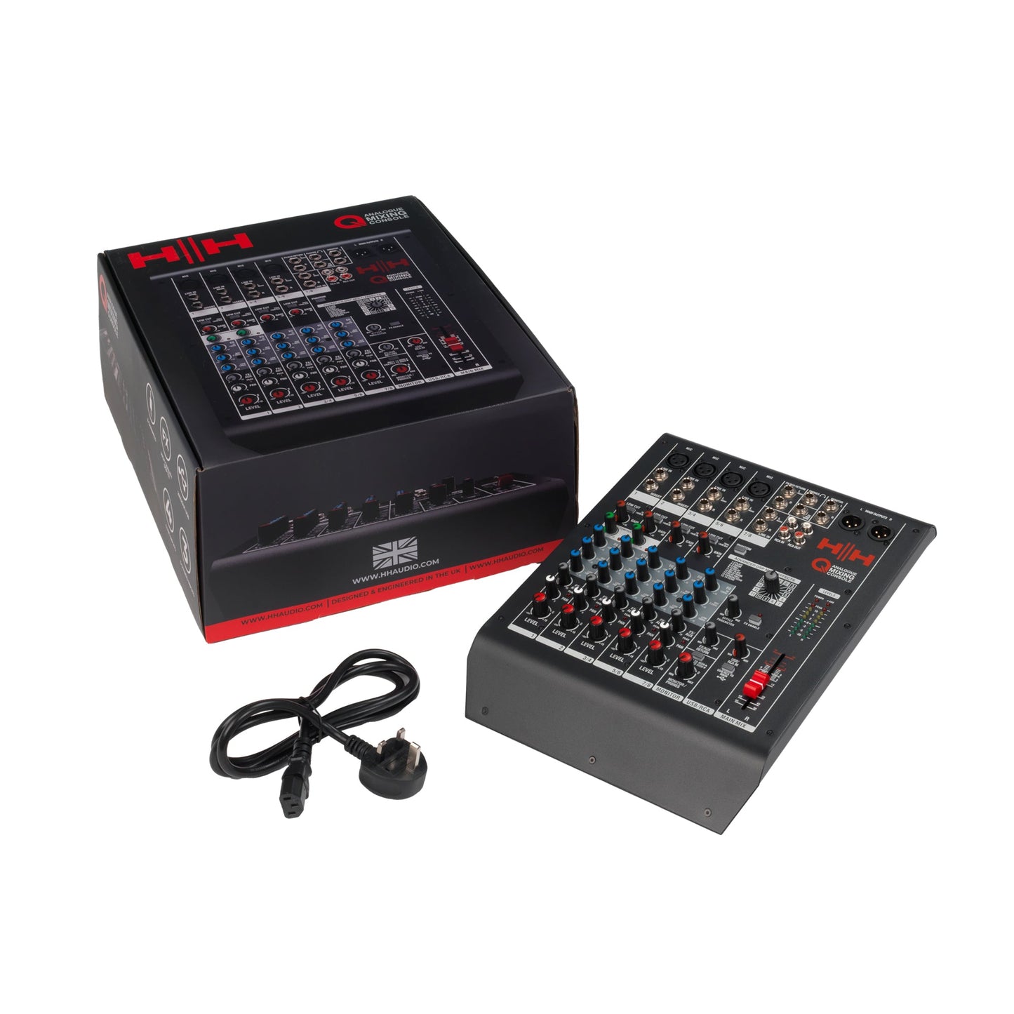 HH Electronics Q8FX – 8-Channel Analogue Mixer