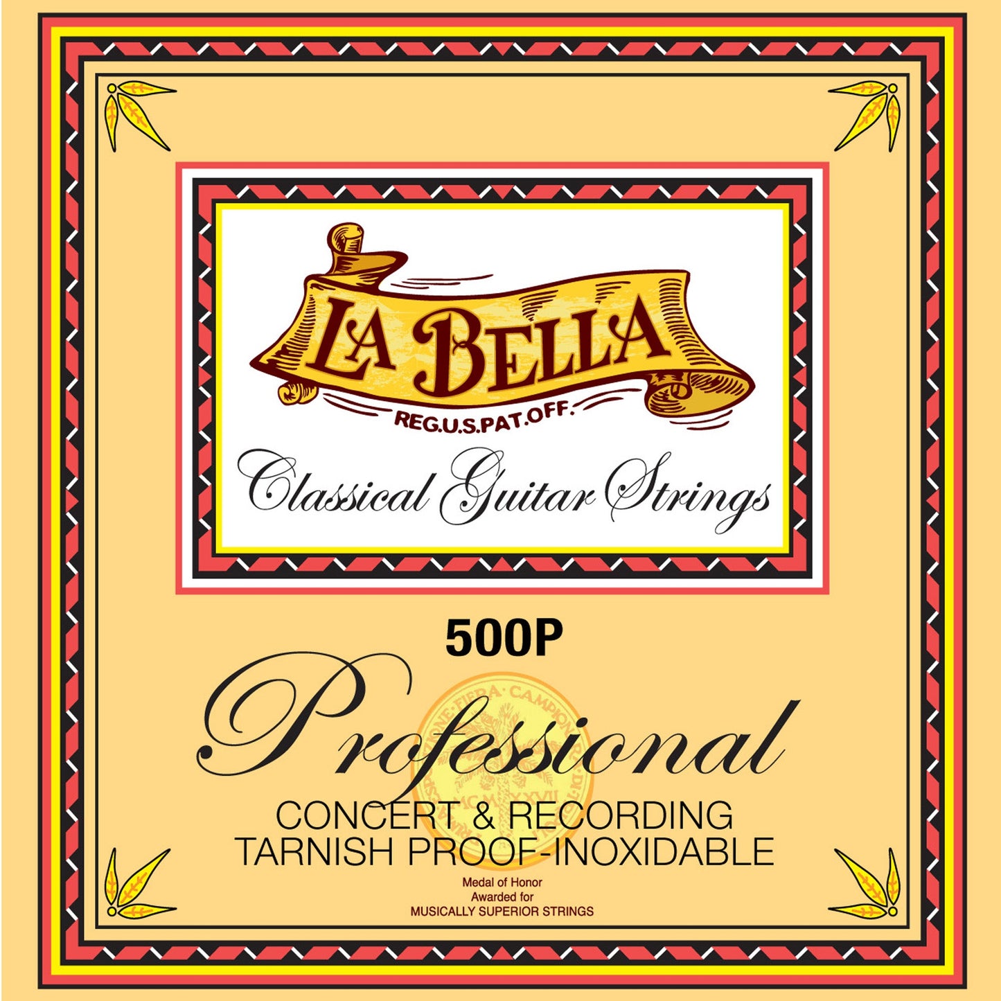 LaBella 500P Classical Guitar Strings | Medium-Hard Tension