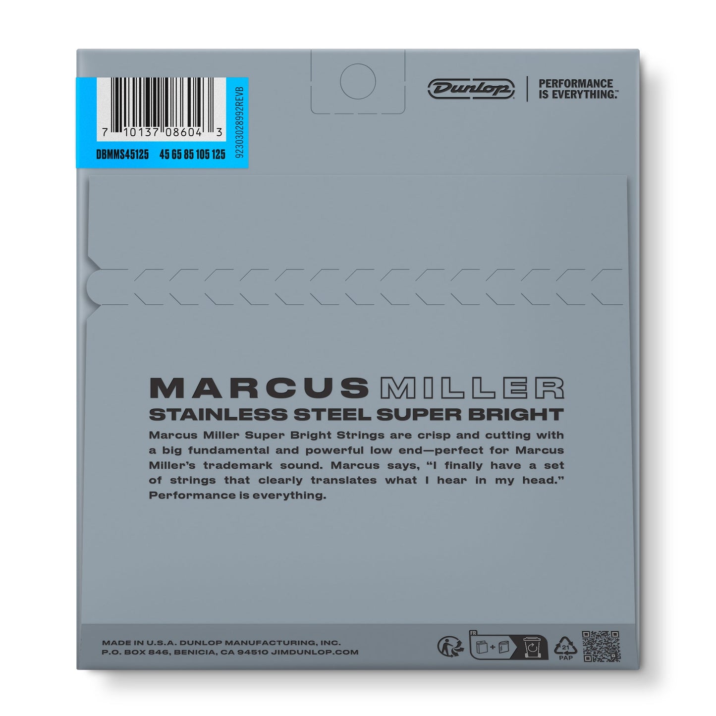 Dunlop DBMMS45125 Bass Strings 45-125 | 5-String