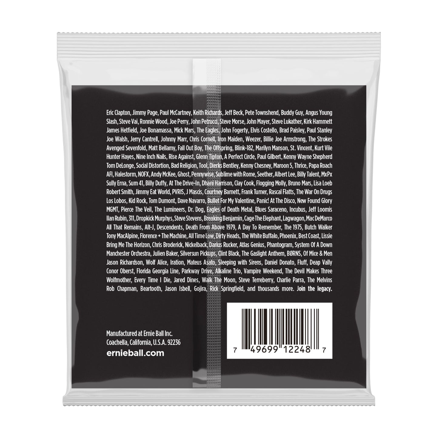 Ernie Ball P02248 Super Slinky Stainless Steel Wound Electric Strings 9-42