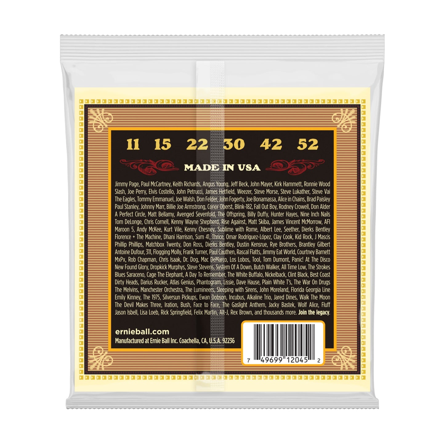 Ernie Ball P02043 Earthwood Silk & Steel Regular Acoustic Strings 13-56