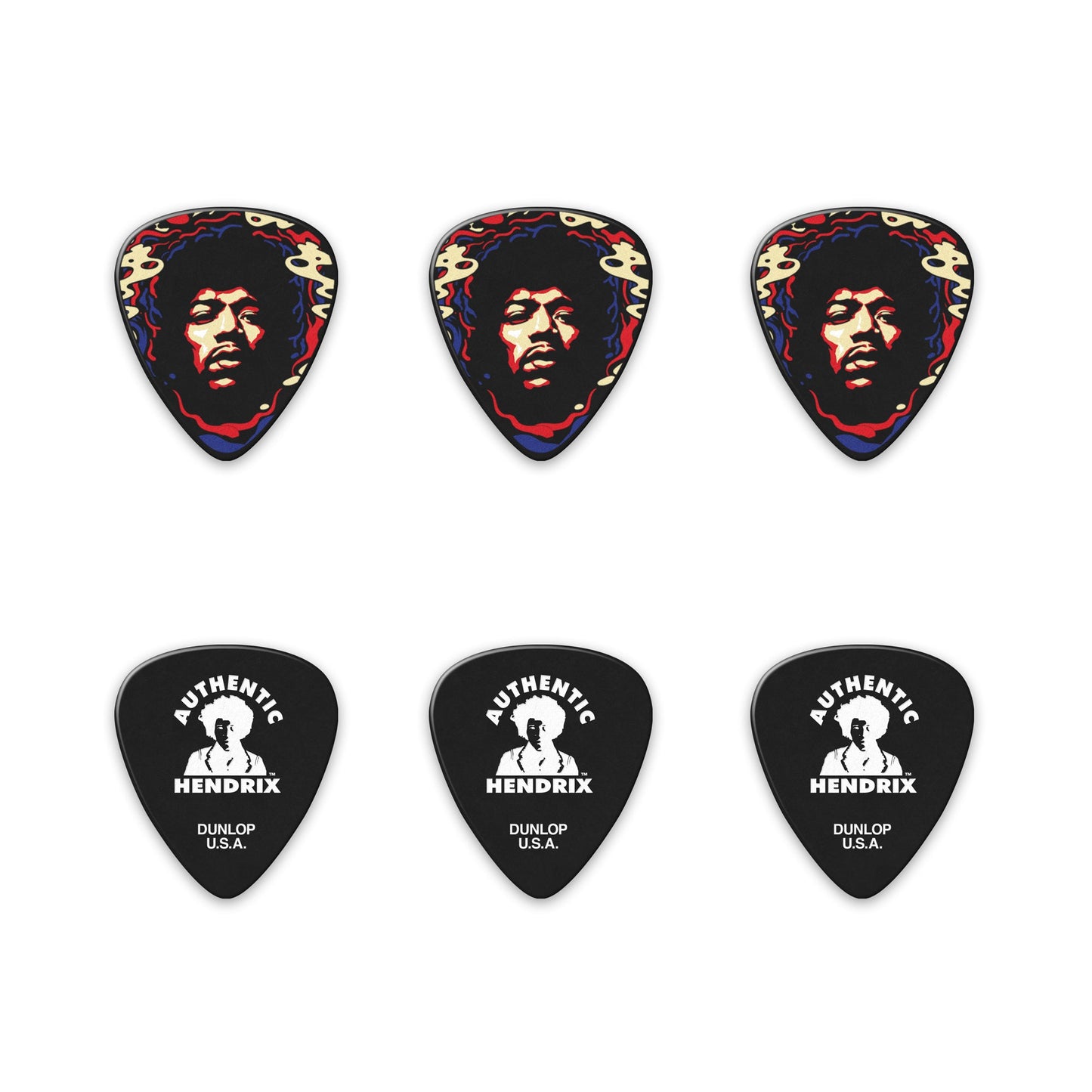 Dunlop JHPT15H Jimi Hendrix Star Haze Pick Tin
