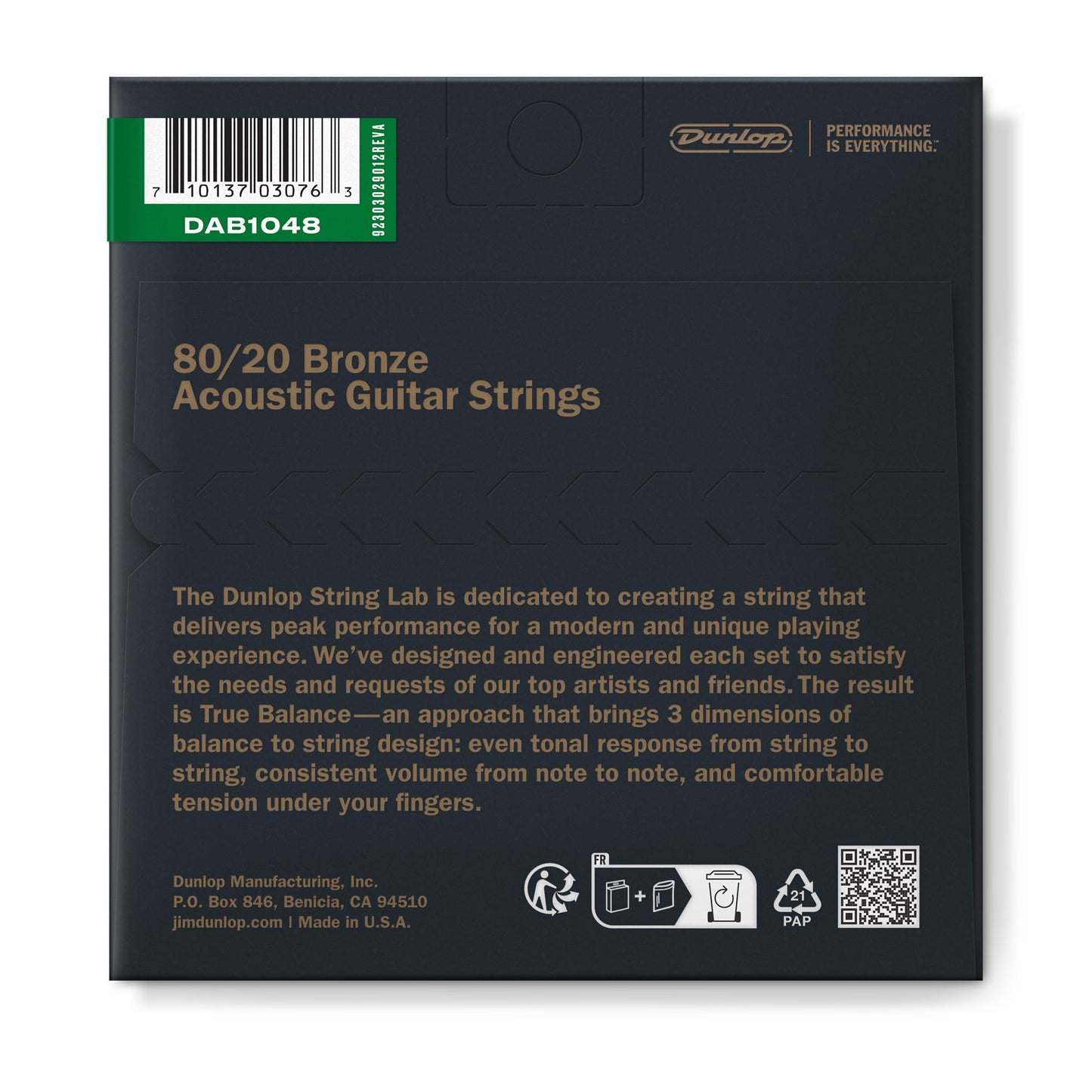 Dunlop DAB1048 Acoustic Guitar Strings 10-48