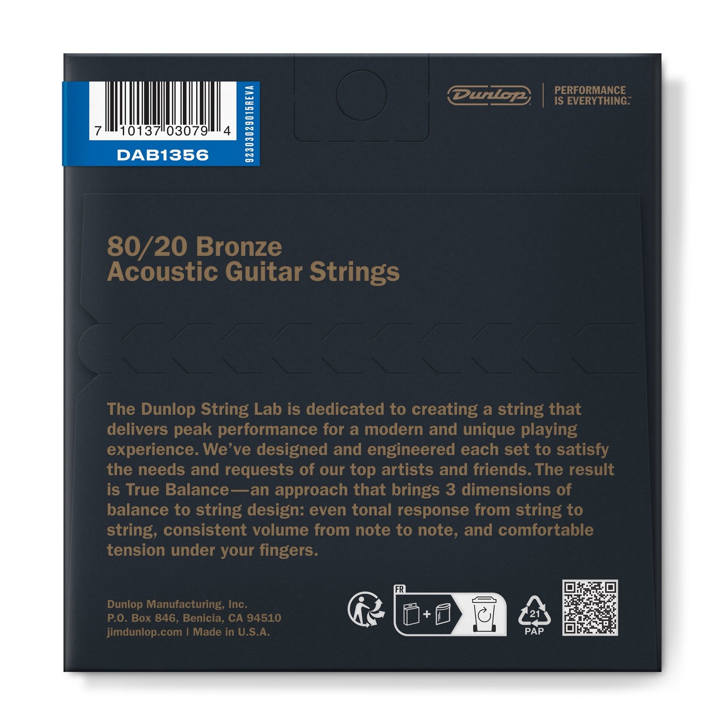 Dunlop DAB1356 Acoustic Guitar Strings 13-56