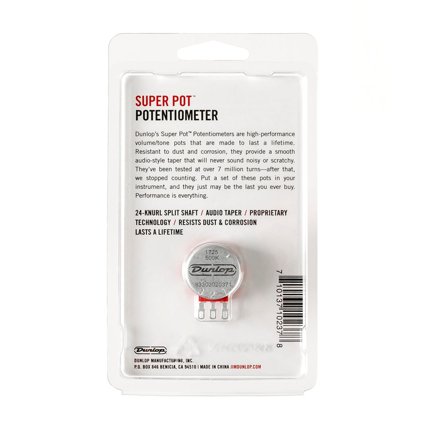 Dunlop DSP500K Super Pot Potentiometer 500K
