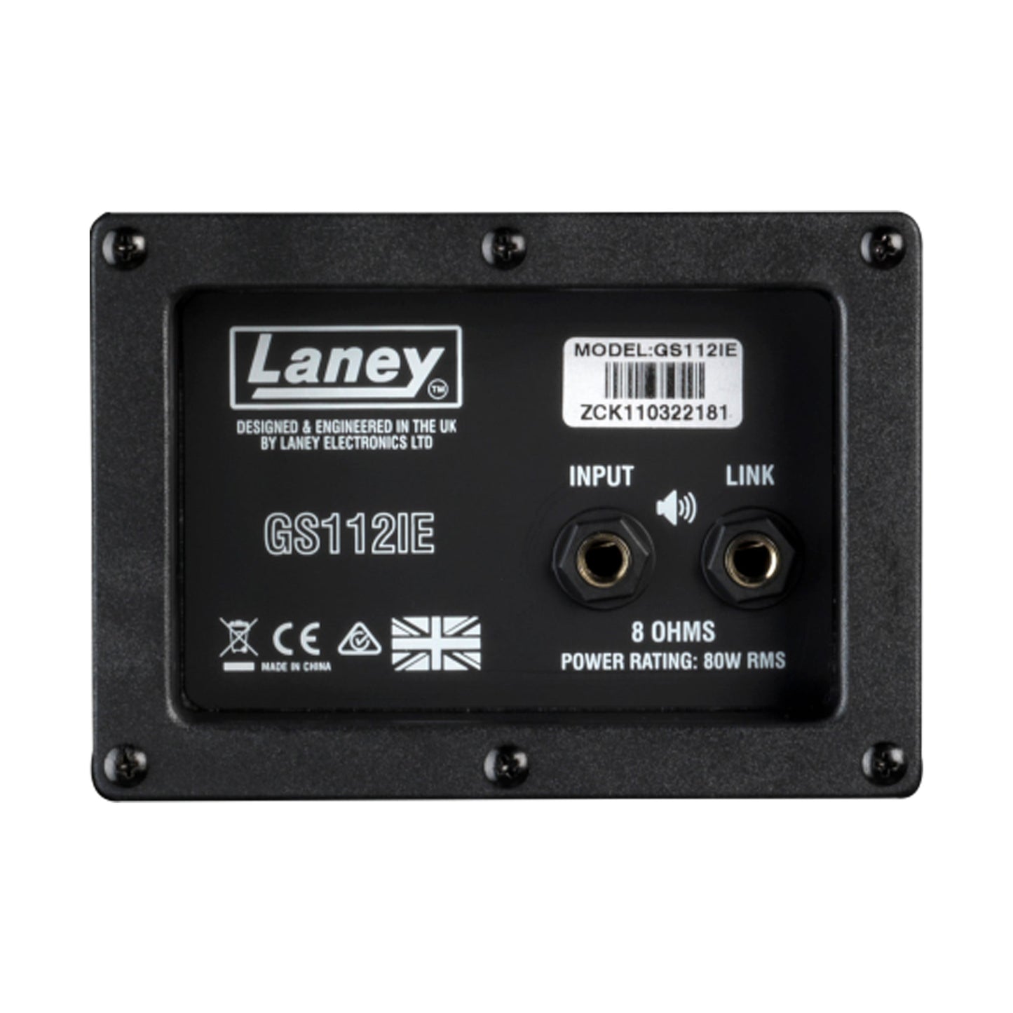Laney GS112IE 1x12 80W Guitar Speaker Cabinet | Black