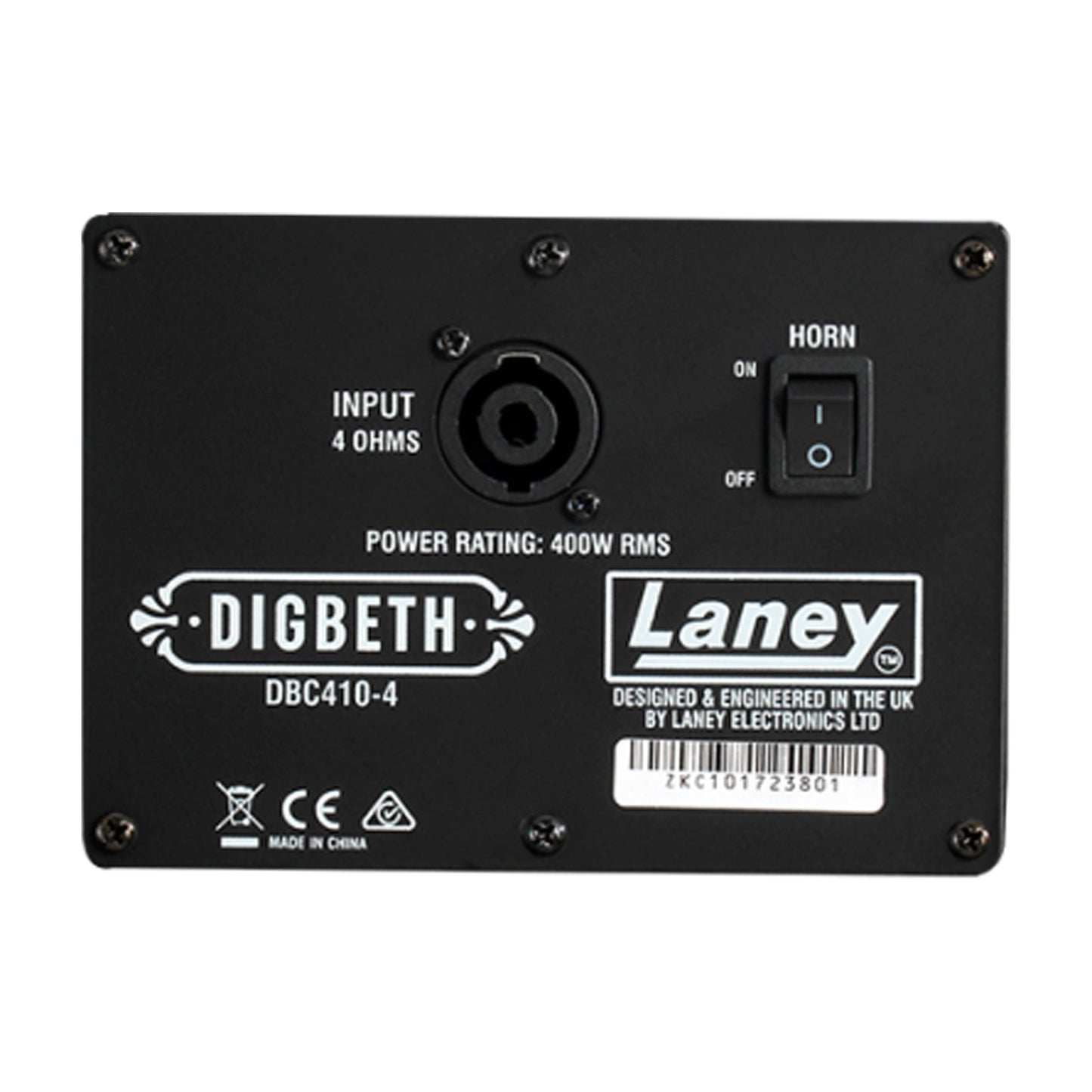 Laney DBC410-4 Digbeth 4x10 400W Bass Speaker Cabinet | Black