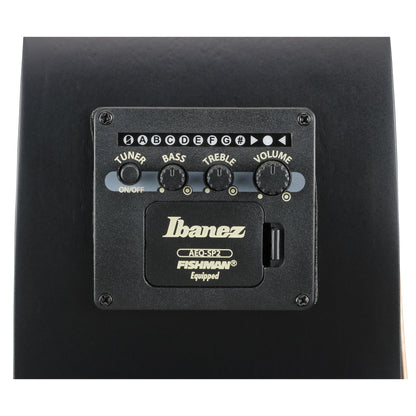 Ibanez AEG721-BOT - 7-String Acoustic Electric Guitar | Black Out