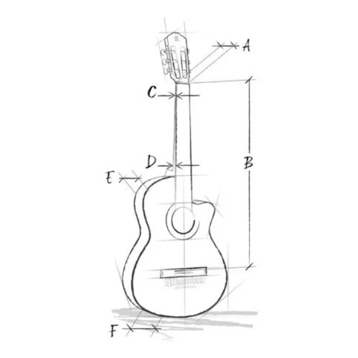 Alhambra 6800 V – Electro Classical Cutaway Guitar | Gloss