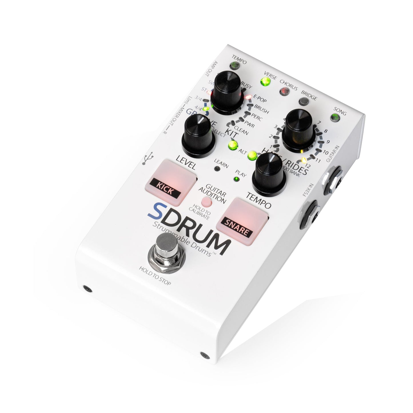 DigiTech SDRUM-V-04 – Strummable Drum Machine Guitar Pedal