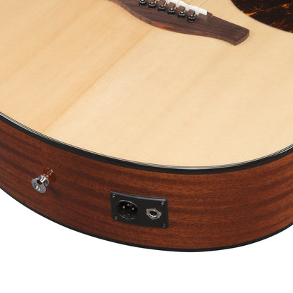 Ibanez AAM100E-NT - Acoustic Electric Guitar | Natural High Gloss