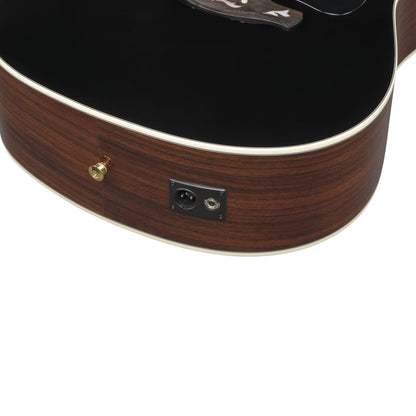 Ibanez AW391RCE-BKH - Acoustic Electric Guitar | Black High Gloss