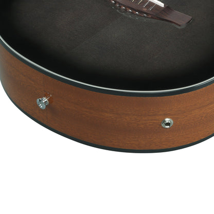 Ibanez AEWC11-TCB - Acoustic Electric Guitar | Transparent Charcoal Burst High Gloss