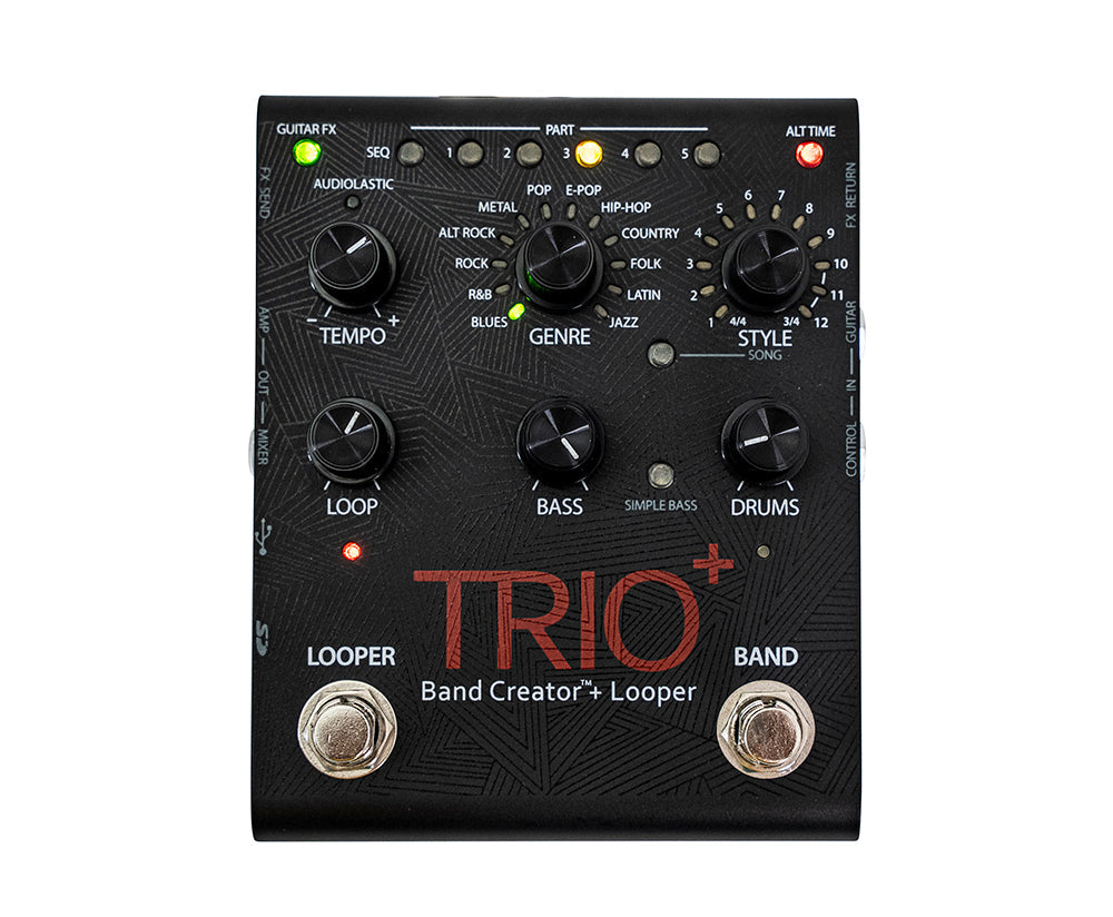 DigiTech TRIOPLUS-V-04 – Band Creator & Looper Guitar Pedal