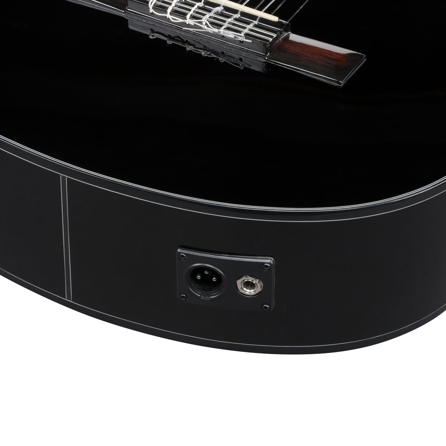 Ibanez GA11CE-BK Classical Electric Guitar | Black High Gloss