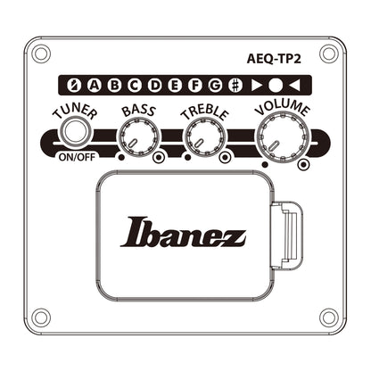 Ibanez AAD77M1E-OAW - Acoustic Electric Guitar | Open Pore Antique White