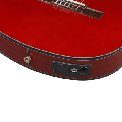 Ibanez GA35TCE-SRR Classical Acoustic Electric Guitar | Sapphire Red High Gloss