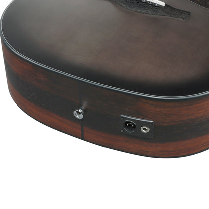 Ibanez AAD70CE-TBN - Acoustic Electric Guitar | Transparent Charcoal Burst
