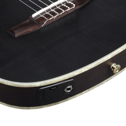 Ibanez TOD10NL-TKF - Left-Hand Classical Guitar | Transparent Black Flat