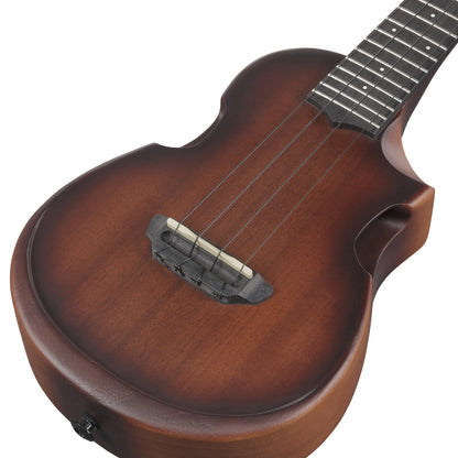 Ibanez AUC14-OVL – Cutaway Ukulele | Violin Sunburst