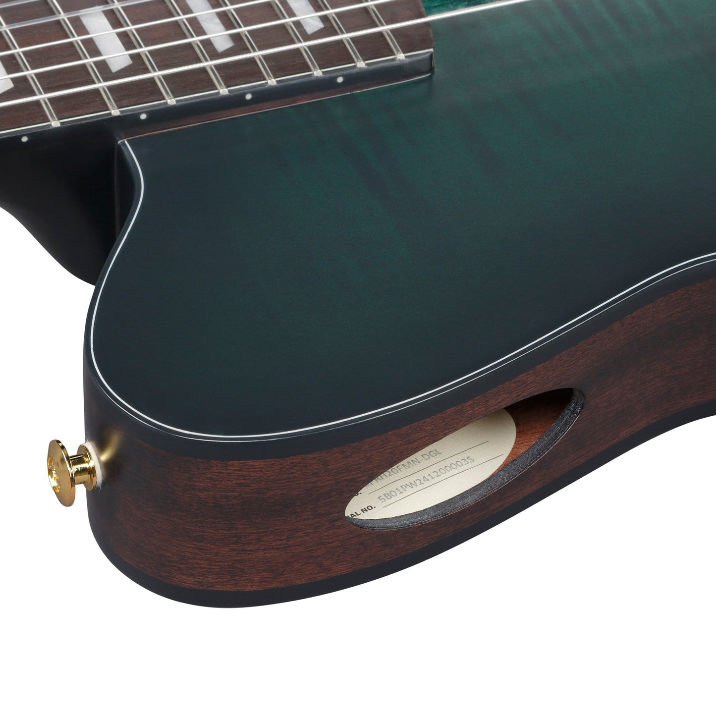 Ibanez FRH20FMN-DGL Nylon Acoustic Electric Guitar | Deep Emerald Green Low Gloss