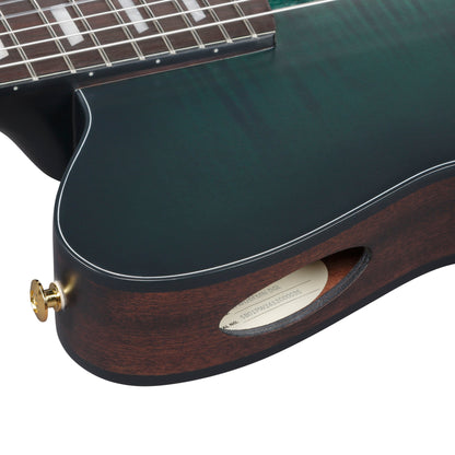 Ibanez FRH20FMN-DGL Nylon Acoustic Electric Guitar | Deep Emerald Green Low Gloss