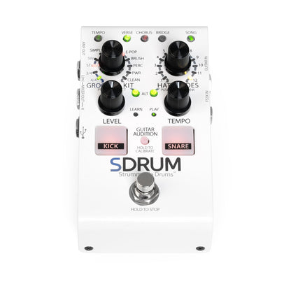 DigiTech SDRUM-V-04 – Strummable Drum Machine Guitar Pedal