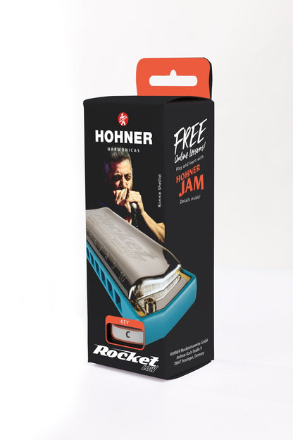 Hohner Rocket Low – Diatonic Harmonica | Low C Major | Blue
