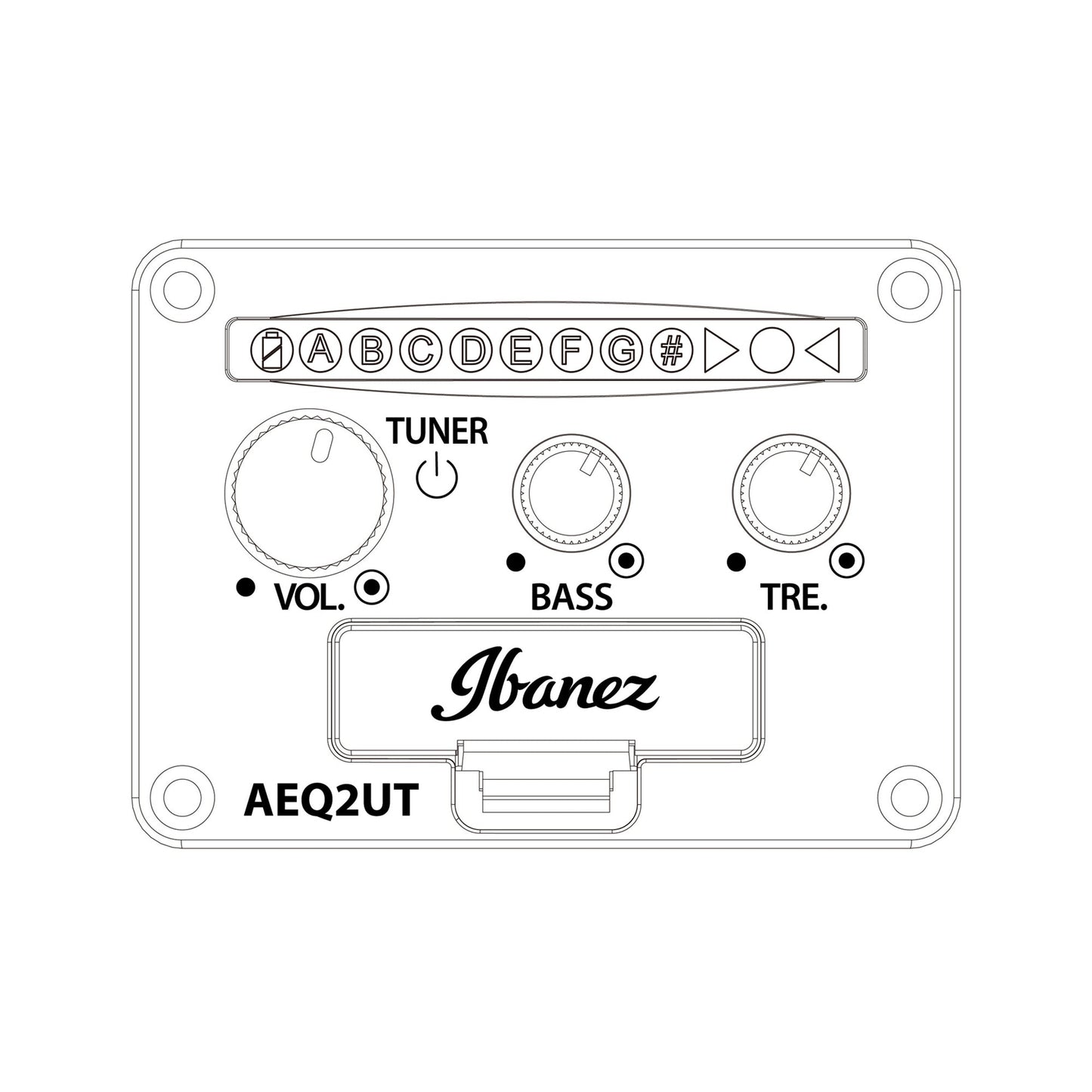 Ibanez URGT100-BK – Tenor Ukulele | Black High Gloss