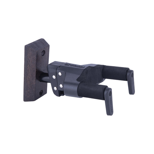 Hercules GSP38WBW Plus Guitar Wall Hanger | Brown Wood