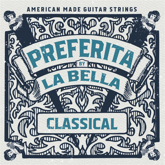 LaBella 1P Preferita Classical Guitar Strings | Medium Tension