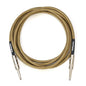 DiMarzio EP1710SSVT Overbraid Instrument Cable 10ft | Vintage Tweed