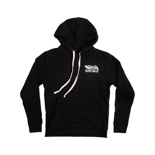 Ernie Ball P06002 EB Eagle Fleece Hoodie Black Large