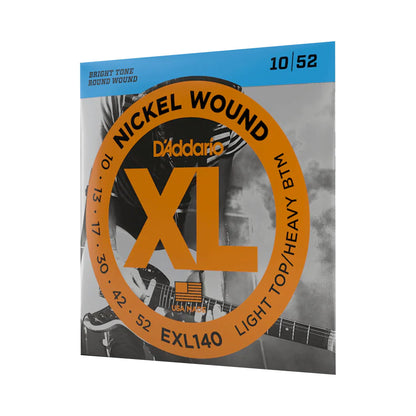 D'Addario EXL140 XL Nickel Light Top Heavy Bottom Guitar Strings 10-52