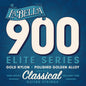 LaBella 900 Classical Guitar Strings | Medium | Gold Nylon