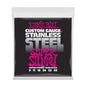 Ernie Ball P02248 Super Slinky Stainless Steel Wound Electric Strings 9-42