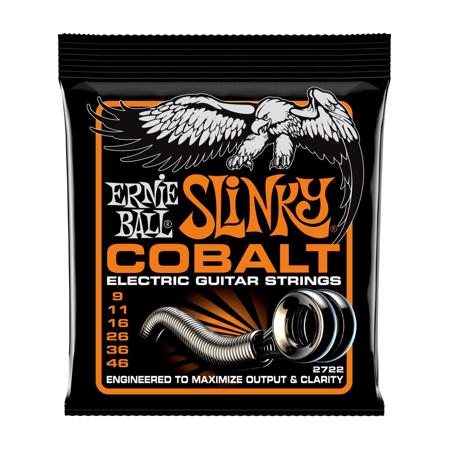 Ernie Ball P02722 Hybrid Slinky Cobalt Electric Guitar Strings 9-46