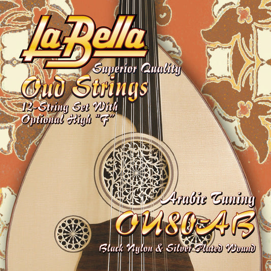 LaBella OU80A-B Arabic Oud Strings | Black Nylon