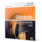 D'Addario EJ10 80/20 Bronze Acoustic Guitar Strings Extra Light