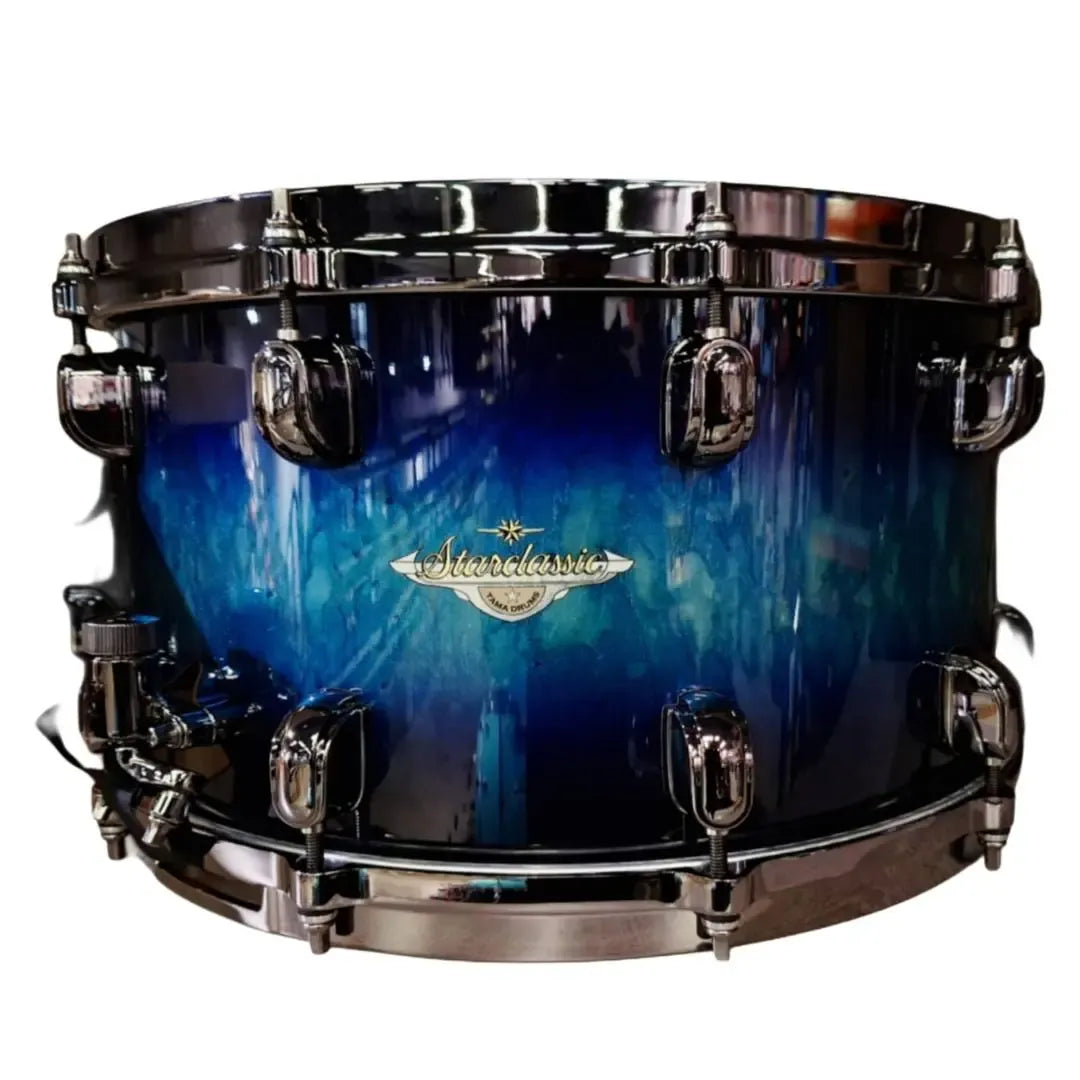 TAMA MAS148BN-MEB – Starclassic Maple Snare 14x8 | Black Nickel