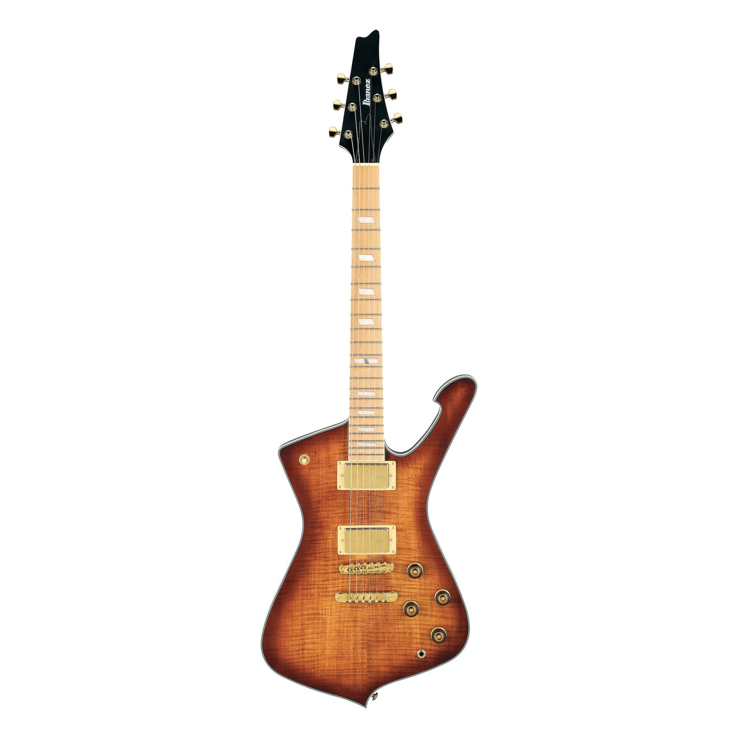 Ibanez IC420MFM-CML Electric Guitar | Caramel Burst Gloss
