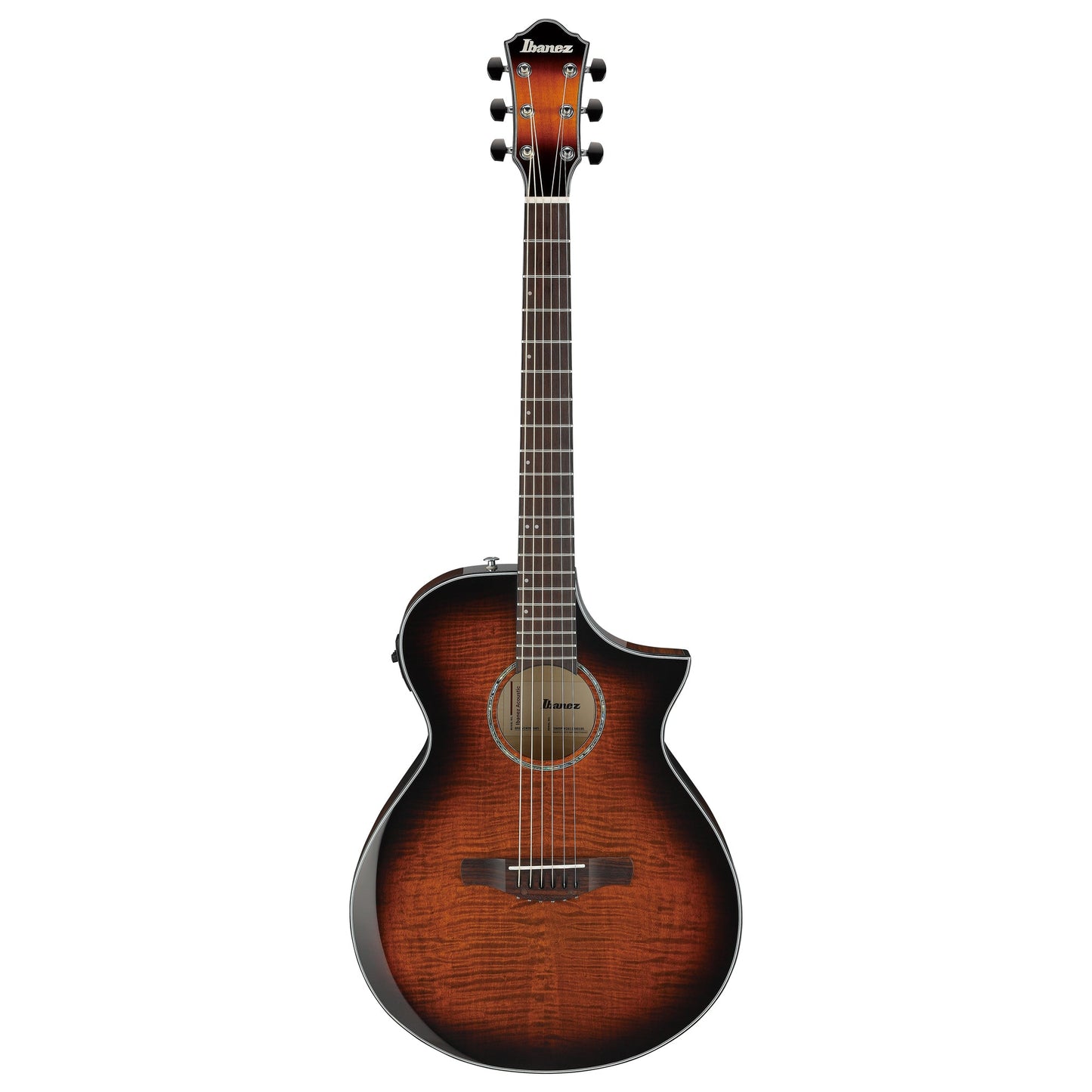 Ibanez AEWC400-AMS - Acoustic Electric Guitar | Amber Sunburst High Gloss
