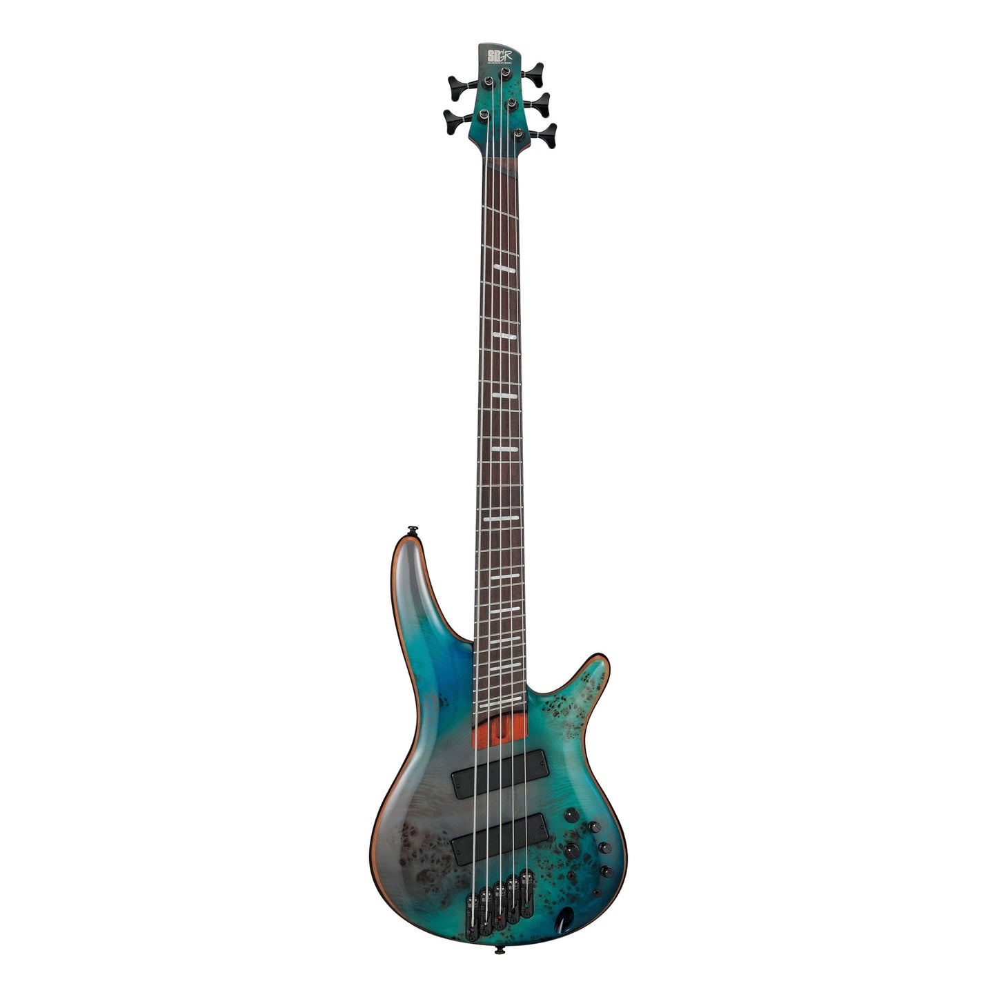 Ibanez SRMS805-TSR 5-String Multi-Scale Bass Guitar | Tropical Seafloor