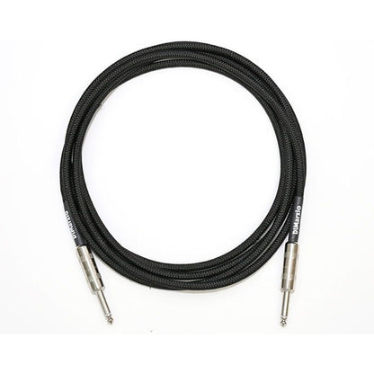 DiMarzio EP1710SSBK Overbraid Instrument Cable 10ft | Black