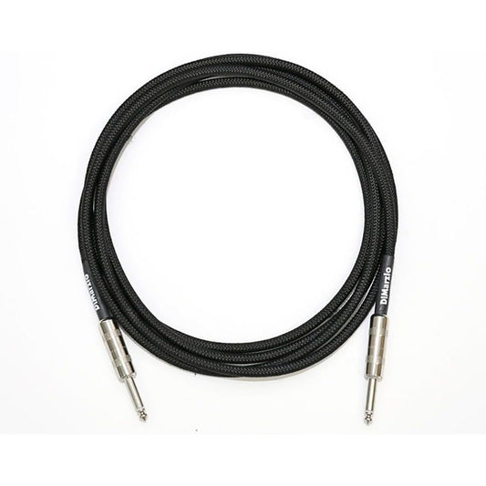 DiMarzio EP1710SSBK Overbraid Instrument Cable 10ft | Black