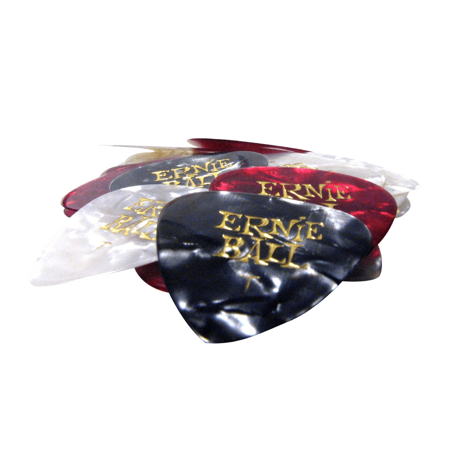 Ernie Ball P09164 Cellulose Guitar Picks Thin Pearloid 24 Pack