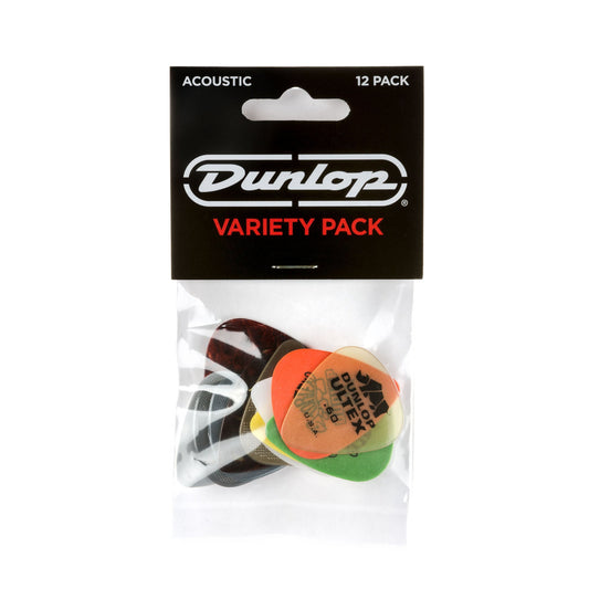 Dunlop PVP112 Acoustic Pick Variety Pack 12-Pack
