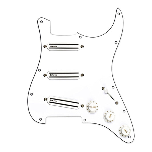 DiMarzio FG2108WA7 High Power Strat Replacement Pickguard | White