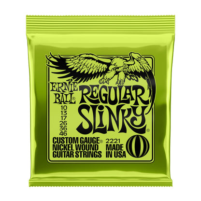 Ernie Ball P02221 Regular Slinky Nickel Wound Electric Strings 10-46